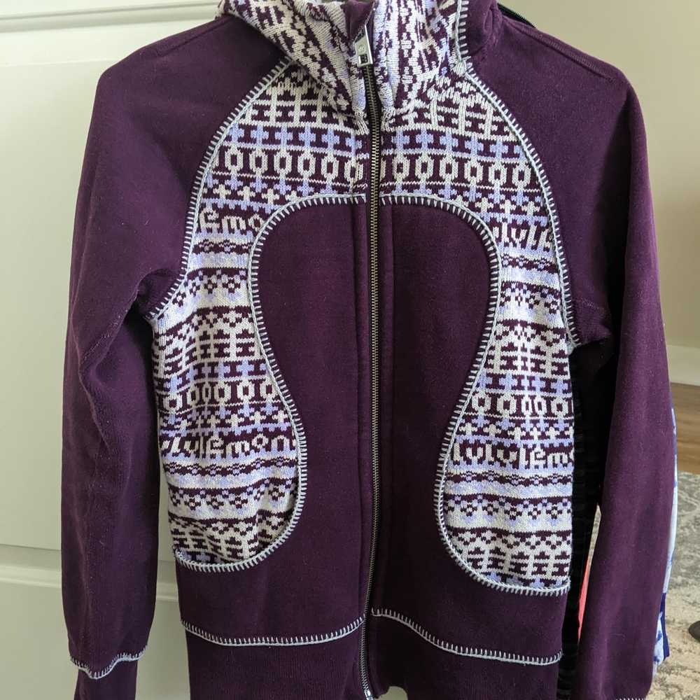 Lululemon Purple Patterned Jacket - Picture 2 of 4